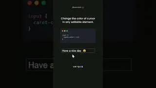 css property how to change the color of cursor html react JavaScript | codechef leetcode | animation