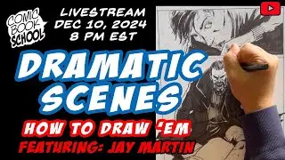 How to Draw Dramatic Comic Scenes - Artist Jay Martin (Dark Horse Comics)