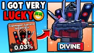 I Summoned 0.03% GIGADAGGER SUPREME SPEAKERGUY! (Bathroom Tower Defense X)