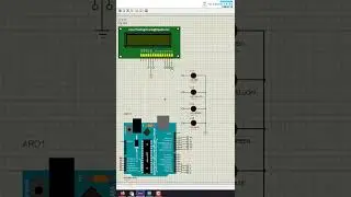 LED Lights with Arduino in Proteus Simulation