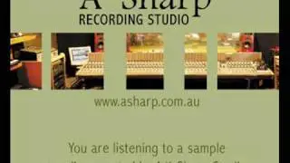 Sample Recording - Rockin Female Vocal (music only) from A Sharp Recording Studio