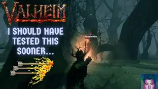 Valheim Abomination Strategy - Fire Arrow Barrage!!!