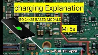 Cellphone reparing Class ... Redmi 5A Charging problem | OVP | Fual Gauge | VPH supply | VBus line