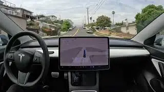 San Pedro on Tesla Full Self-Driving Beta 11.4.3