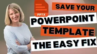 How to save a Powerpoint Template?