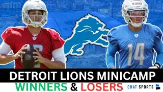 Detroit Lions OTAs Winners & Losers Ft. Jared Goff, Amon-Ra St. Brown, Jameson Williams | Lions News