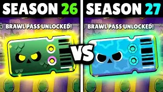 Season 26 VS Season 27 | Brawl Pass Comparison