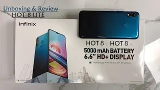 infinix Hot 8 Lite unboxing and review