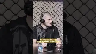 The difference between jiujitsu and combat sambo in mma | Khabib nurmagomedov #shorts