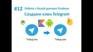 12. Работа с базой данных Firebase. Создаем первые ноды. Пишем Telegram для Android на Kotlin.