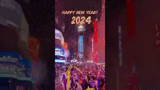 Happy New Year! 🥂🌟 Times Square New Year's Eve 2024!