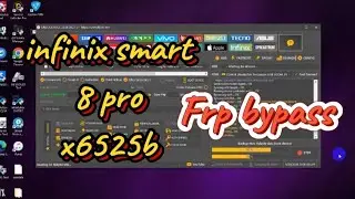 infinix smart 8 pro x6525b frp bypass by unlocktool