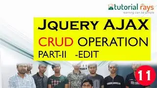 11-EDIT | AJAX CRUD Tutorial |  Ajax Insert Update Delete Example | Ajax Tutorial | Tutorial Rays