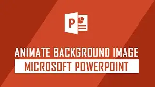 How to Create Animated Background Image on PowerPoint? | Microsoft PowerPoint Tips