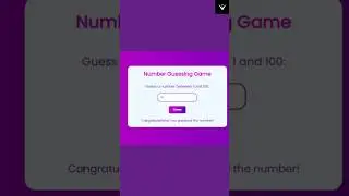 🇮🇳Number Guessing Game using html css javascript | 