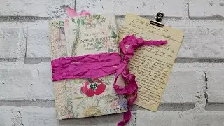 Mini Junk Journal - Complete Tutorial - #beesummerinspired