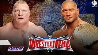 WrestleMania 32 Batista vs Brock Lesnar