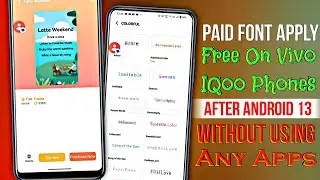 Download Vivo Paid Fonts Free in 2023 | Vivo & IQoo Paid Fonts Download Free & Apply Free