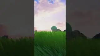 Unreal engine 5 Stylized graphic - studio ghibli style - Grass field