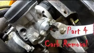 Bombardier Traxter 500 Project - Part 4 - Carb Removal DIY ATV Repair