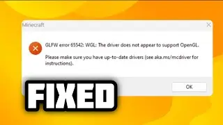 FIX OpenGL Not Supported Error in Windows 10 PC | 2024