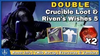 DOUBLE Crucible Rewards, Loot Warning, and PVP News | Destiny 2 Weekly Reset