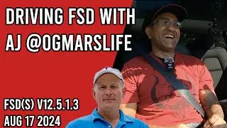 FSD Supervised v12.5.1.3 - Drive and Conversation with AJ