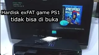 Cara mengatasi game PS1 tidak bisa dibuka di hardisk exFAT