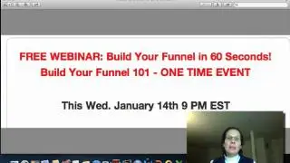 FREE WEBINAR: Build A Funnel In 60 Seconds