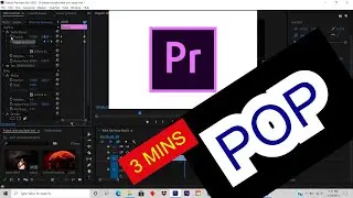 POP OUT TITLE EFFECT IN ADOBE PREMIERE PRO (2021)