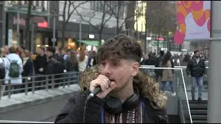 K.L.A.U.S. Rapper - Gemeinsam ( Freestyle - Rap ) LIVE am Kröpcke in Hannover 1.11.2024