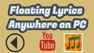 How to add lyrics while playing a song on pc