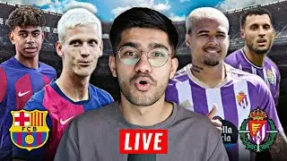 Barcelona vs Valladolid LIVE MATCH WATCHALONG