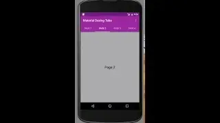 Android Material Design Toolbar + Tabs (Only text)