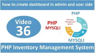 how to create dashboard in admin and user side in php ims