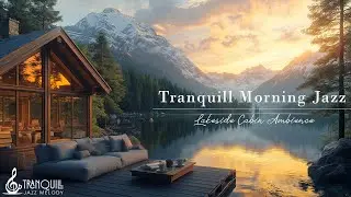 Tranquill Jazz In Lakeside | Morning Lakeside Ambience With Smooth Instrumental Jazz Music For Re...