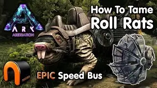 ARK - HOW TO TAME A ROLL RAT (EPIC SPEED ROLLER) on Aberration