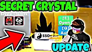 NINJA LEGENDS SECRET CRYSTAL, NEW UPDATE & PETS, SHADOWSTORM ISLAND | Ninja Legends