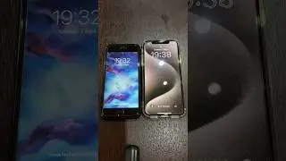 iPhone 6s on iOS 13 vs iPhone X on iOS 16 boot up test 