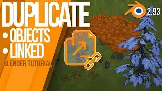 How to DUPLICATE (linked / objects) | Blender 2.9 | Tutorial