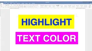 How To Add Highlight Color In Word [ Microsoft ]