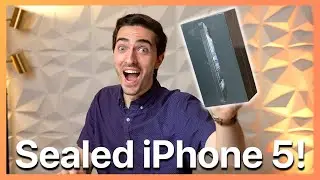 Unboxing a BRAND NEW Sealed iPhone 5 in 2021!