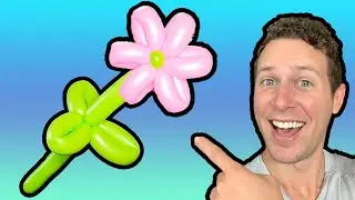 How to Make a Balloon Flower - Balloon Twisting Tutorial