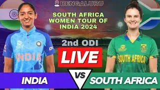 INDW vs SAW 2nd ODI Live Score & Commentary | IND Women vs SA Women Live Cricket Match Today