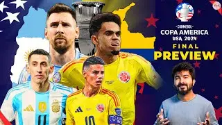 Argentina vs Colombia Final Match Preview | Copa America 2024