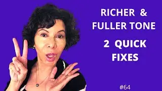 How to Sing with a Richer Fuller Tone - 2 QUICK FIXES!