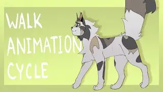 WALK ANIMATION CYCLE || YCH