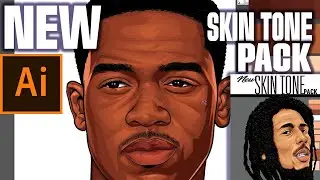 New Skin Tone Pack ( ADOBE ILLUSTRATOR )