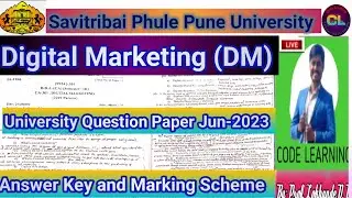 Digital Marketing University Question Paper -Jun 2023 |DM Question Paper |Digital Marketing