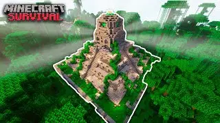 I Build An Aztec Temple in Survival Minecraft!